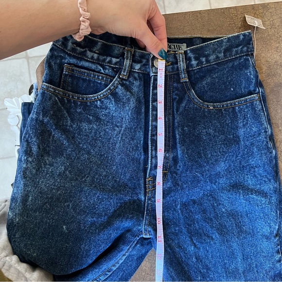 NWT VINTAGE 80's JORDACHE ACID WASH JEANS W ZIPPER DETAIL - Picture 12 of 13